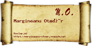 Margineanu Otmár névjegykártya